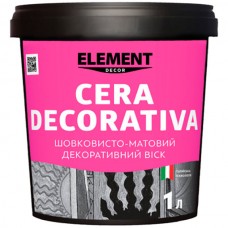 Віск для венеціанських штукатурок ELEMENT Decor Cera Decorativa шовковисто-матовий 1 л